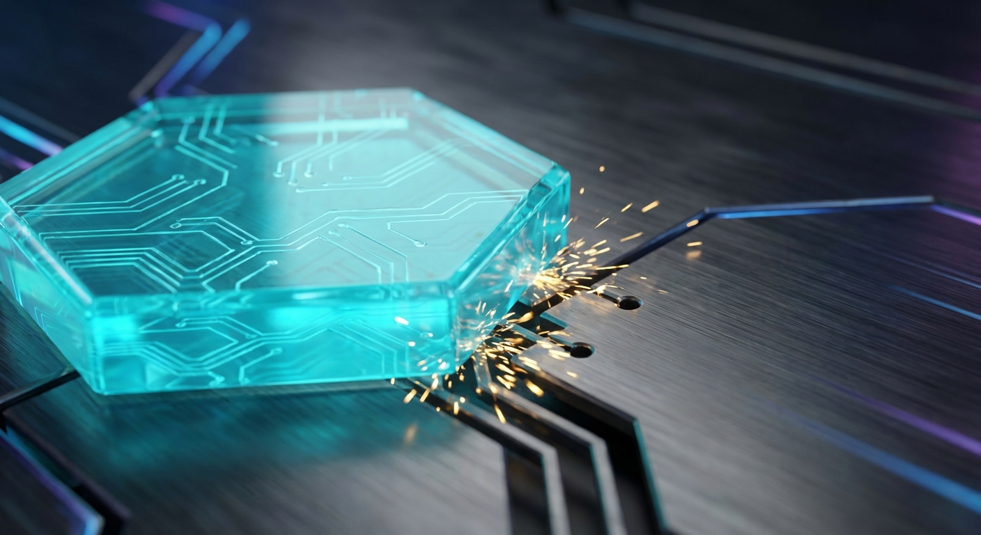 3D Digital patch icon